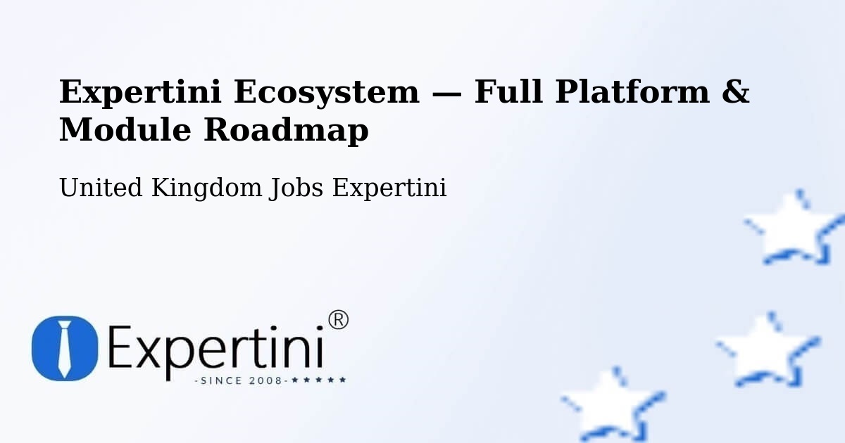 Expertini Ecosystem — Full Platform & Module Roadmap – Stirling